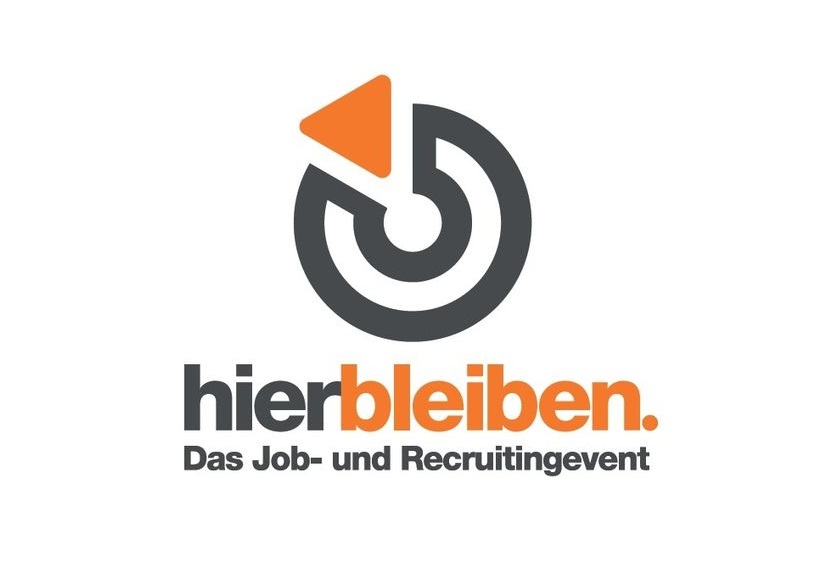 Logo Karrieremesse hierbleiben in Magdeburg