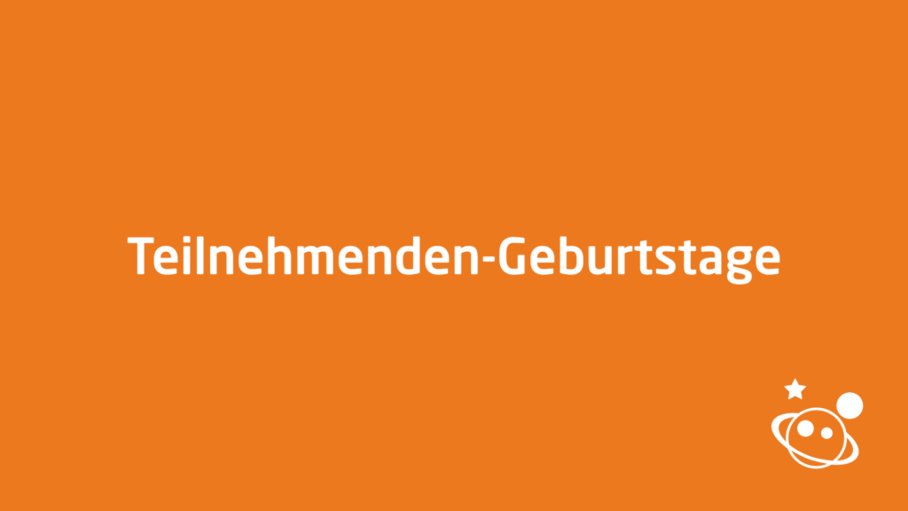 Teilnehmenden Geburtstage 01