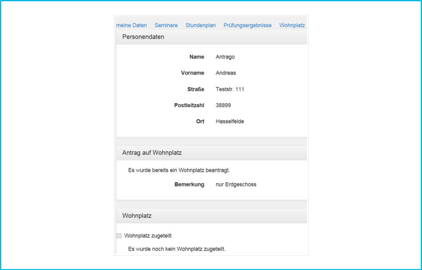 Wohnheimplatzvergabe 3 ANTRAGO Wohnheimplatzvergabe - aktueller Status