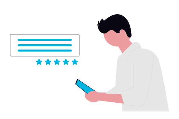 undraw leave a review uj9v